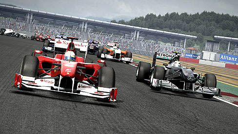 画像ギャラリー No.003のサムネイル画像 / 「F1 2010」で，別次元のスピード体験を。コードマスターズの最新作は，F1のすべてをあますところなく再現した，F1ドライバー「なりきり」レースゲームだ