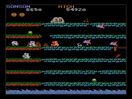 画像ギャラリー No.005のサムネイル画像 / カプコン，Wii「バーチャルコンソールアーケード」への参入を発表。第1弾タイトルは懐かしの「ソンソン」