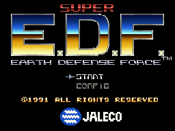 画像ギャラリー No.001のサムネイル画像 / ジャレコのSTG「SUPER E.D.F.」，バーチャルコンソールで本日配信