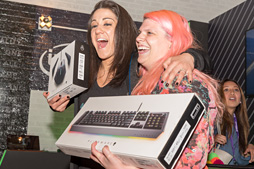 画像ギャラリー No.018のサムネイル画像 / ALIENWARE，エレクトロニックサウンドグループ「The Glitch Mob」とのコラボ成果をSXSWで生披露。自社内に設けた「Twitch配信ルーム」も公開