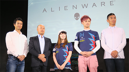 画像ギャラリー No.003のサムネイル画像 / ALIENWAREが大阪のプロゲームチーム「CYCLOPS athlete gaming」とのスポンサー契約を発表。ディスプレイやノートPC新製品も披露