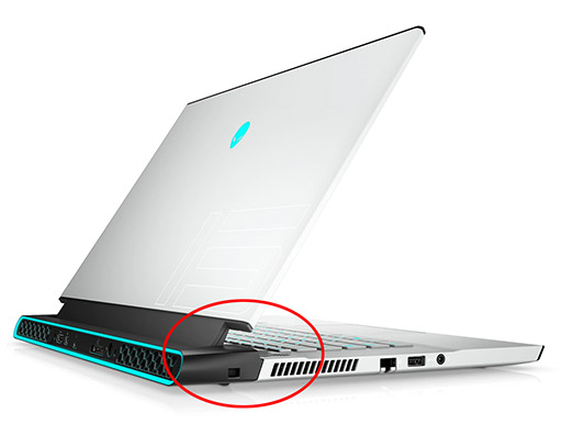 画像ギャラリー No.005のサムネイル画像 / 写真で見る「ALIENWARE x17」。薄さ約21mmの筐体を採用した「ALIENWARE史上最薄」の17級ノートPC