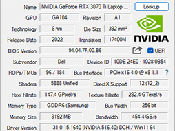 画像ギャラリー No.006のサムネイル画像 / 【PR】DellのノートPC「Alienware m15 R7」は，デスクトップPC並みの性能を詰め込んだハイエンドなゲームPCだ