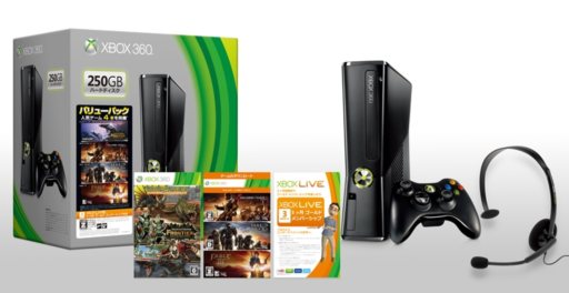 画像ギャラリー No.001のサムネイル画像 / 人気4タイトルのダウンロードカードが同梱された「Xbox 360 250GB バリューパック」が5月23日に発売