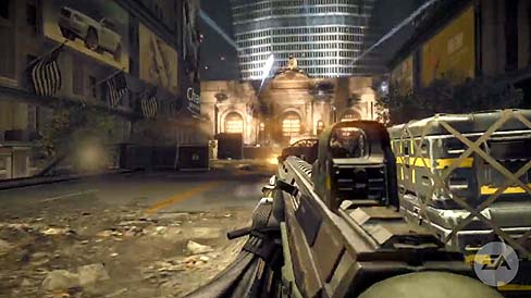 画像ギャラリー No.002のサムネイル画像 / E3で公開されたデモプレイを加工した，「Crysis 2」の最新ムービー公開。新型ナノスーツの威力をチェックしよう