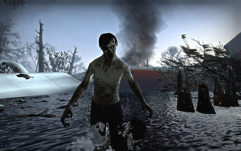 画像ギャラリー No.001のサムネイル画像 / ズー，PC向け「LEFT 4 DEAD 2 日本語版」を2009年11月19日に発売。年末はアメリカ南部でゾンビ退治だ
