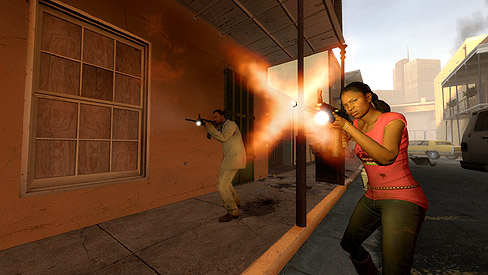 画像ギャラリー No.003のサムネイル画像 / ズー，PC向け「LEFT 4 DEAD 2 日本語版」を2009年11月19日に発売。年末はアメリカ南部でゾンビ退治だ