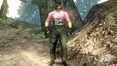 画像ギャラリー No.001のサムネイル画像 / スネークはドタバタコメディがお好き？「METAL GEAR SOLID PEACE WALKER」で「荒川アンダー ザ ブリッジ」とのコラボアイテムが配信開始