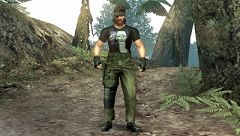画像ギャラリー No.003のサムネイル画像 / スネークはドタバタコメディがお好き？「METAL GEAR SOLID PEACE WALKER」で「荒川アンダー ザ ブリッジ」とのコラボアイテムが配信開始