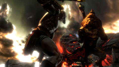 画像ギャラリー No.001のサムネイル画像 / ［TGS 2009］グラフィックスの美しさにますます磨きのかかった「God of War III」の直撮りプレイムービーを4GamerにUp