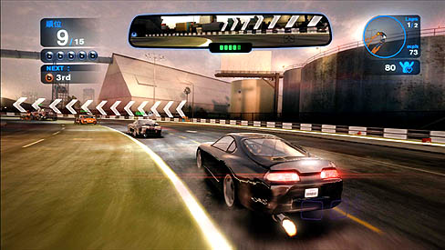 画像ギャラリー No.007のサムネイル画像 / 一味違う，斬新なレースゲーム「ブラーレーサーズ」のレビューを掲載。実車＋あり得ない効果を発揮するアイテムを使いこなしてライバルを蹴散らせ