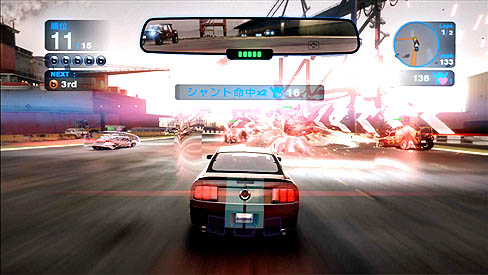 画像ギャラリー No.021のサムネイル画像 / 一味違う，斬新なレースゲーム「ブラーレーサーズ」のレビューを掲載。実車＋あり得ない効果を発揮するアイテムを使いこなしてライバルを蹴散らせ