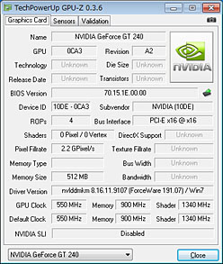 画像ギャラリー No.022のサムネイル画像 / 99ドルのDX 10.1対応エントリーミドルGPU，「GeForce GT 240」レビュー掲載