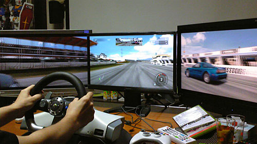 画像ギャラリー No.009のサムネイル画像 / 【西川善司】Windows 7発売記念ホームパーティで，「Forza 3」を多画面プレイした話
