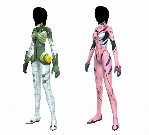 画像ギャラリー No.002のサムネイル画像 / 「ファンタシースターポータブル2」，「ヱヴァンゲリヲン新劇場版・破」とコラボ。アスカとカヲルのスーツを配信