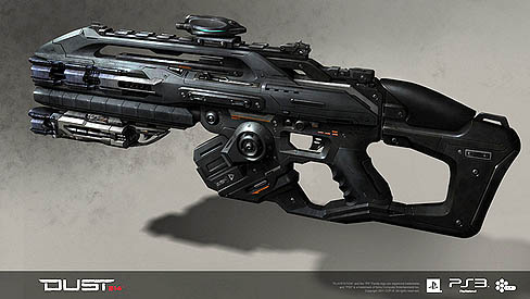 画像ギャラリー No.001のサムネイル画像 / PlayStation 3向けのFPS「DUST 514」に登場する，兵士用の銃器に関する詳細な情報が公開
