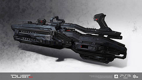画像ギャラリー No.002のサムネイル画像 / PlayStation 3向けのFPS「DUST 514」に登場する，兵士用の銃器に関する詳細な情報が公開