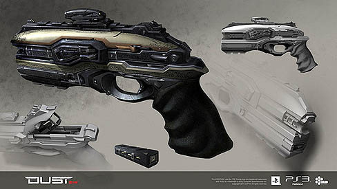 画像ギャラリー No.003のサムネイル画像 / PlayStation 3向けのFPS「DUST 514」に登場する，兵士用の銃器に関する詳細な情報が公開