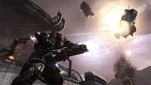 画像ギャラリー No.006のサムネイル画像 / PS3向け基本無料FPSを先行体験。「DUST 514」の日本語クローズドβテストに参加できるキーコード8000名分を配布