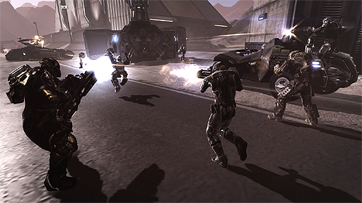 画像ギャラリー No.008のサムネイル画像 / PS3向け基本無料FPSを先行体験。「DUST 514」の日本語クローズドβテストに参加できるキーコード8000名分を配布