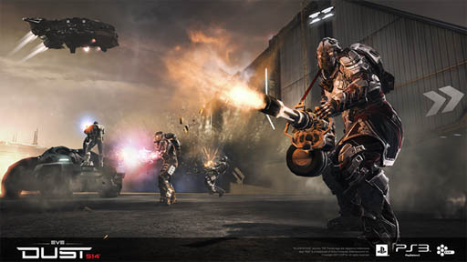 画像ギャラリー No.002のサムネイル画像 / PlayStation 3向けオンラインFPS「DUST 514」が，オープンβテストを目前にプレスイベントで公開。果たしてその仕上がりは