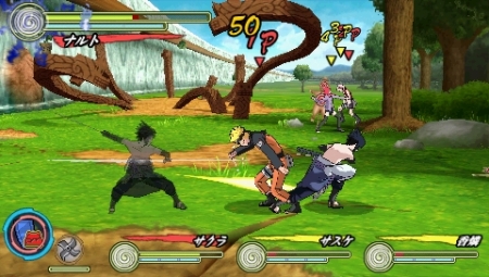 画像ギャラリー No.002のサムネイル画像 / PSP対戦アクション「NARUTO-ナルト-疾風伝 ナルティメットアクセル3」最新情報,最大4人の通信対戦に対応し,2009年冬発売
