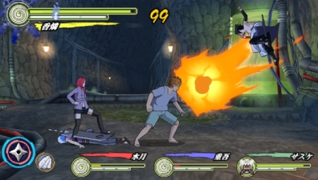 画像ギャラリー No.004のサムネイル画像 / PSP対戦アクション「NARUTO-ナルト-疾風伝 ナルティメットアクセル3」最新情報,最大4人の通信対戦に対応し,2009年冬発売