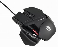 画像ギャラリー No.003のサムネイル画像 / Mad Catz，「Cyborg」ブランドのゲーマー向けマウス「R.A.T.」シリーズを国内発売。マウスの長さや高さ，幅，側面の傾きなどを調整可能