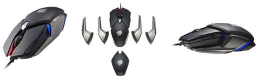 画像ギャラリー No.003のサムネイル画像 / Mad Catz，低遅延の独自スイッチを採用したゲーマー向けマウスを発売。ワイヤレスとワイヤードモデルをラインナップ
