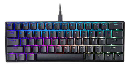画像ギャラリー No.002のサムネイル画像 / Mad Catz，60％サイズのミニキーボードや新型アケコン「T.E. 3」など新製品を一斉に発表