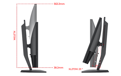画像ギャラリー No.005のサムネイル画像 / BenQ，eスポーツ向け27インチ液晶ディスプレイを発売。240Hz表示対応と165Hz表示対応の2製品