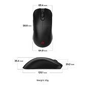 画像ギャラリー No.006のサムネイル画像 / ポーリングレート4000Hz対応のワイヤレスマウス計3製品がZOWIEブランドから登場