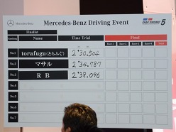 画像ギャラリー No.008のサムネイル画像 / GT5日本最速ドライバーは誰？　優勝者特典はプロドライバーによるレッスンというM・ベンツコラボイベントをレポート
