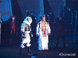 画像ギャラリー No.013のサムネイル画像 / まさにカオスの「戦国武将祭」。声優が語り，プロレスラーが闘い，GACKTが熱唱し，炎の中から信長が復活して天下が統一された