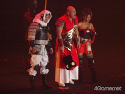 画像ギャラリー No.088のサムネイル画像 / まさにカオスの「戦国武将祭」。声優が語り，プロレスラーが闘い，GACKTが熱唱し，炎の中から信長が復活して天下が統一された