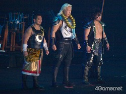 画像ギャラリー No.097のサムネイル画像 / まさにカオスの「戦国武将祭」。声優が語り，プロレスラーが闘い，GACKTが熱唱し，炎の中から信長が復活して天下が統一された