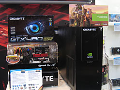 画像ギャラリー No.003のサムネイル画像 / CeBIT 2010会場で“厳戒態勢”。「GeForce GTX 480」に関するベンダー各社の反応から，状況を整理してみた
