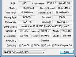 画像ギャラリー No.014のサムネイル画像 / 「GeForce GTX 465」レビュー。“扱いやすいFermi”がようやく登場か
