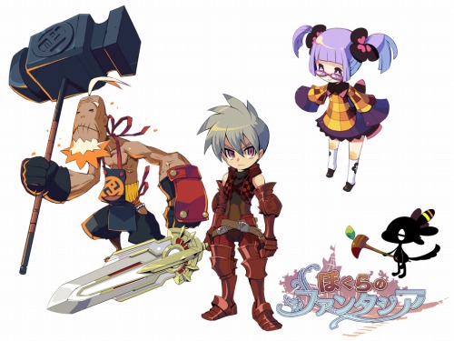 画像ギャラリー No.005のサムネイル画像 / mixiアプリ「ぼくらのファンタジア」，本日のアップデートでマイミク以外とも遊べるように仕様を変更し“完全MMO化”を実現