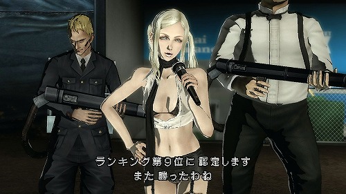 画像ギャラリー No.005のサムネイル画像 / みんなトラヴィスと同じ，男は女に弱いものなのだ。「NO MORE HEROES 英雄たちの楽園」発売記念イベントで宣伝部長ミノワマンがメロメロに