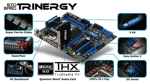 画像ギャラリー No.001のサムネイル画像 / MSI，ゲーマー向けマザー「Big Bang-Trinergy」正式発表。12月15日発売