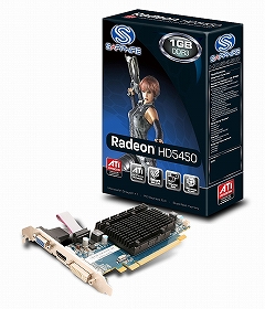 画像ギャラリー No.001のサムネイル画像 / アスク，Sapphire製のHD 5450カード5モデルを市場投入