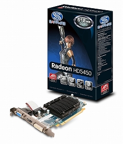 画像ギャラリー No.003のサムネイル画像 / アスク，Sapphire製のHD 5450カード5モデルを市場投入