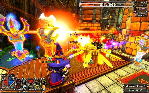 画像ギャラリー No.005のサムネイル画像 / ストラテジー「Dungeon Defenders」を紹介する「海外ゲーム四天王」。戦略，アクション，アイテムコレクションなども満載で，あなたはもうゲームのトリコ