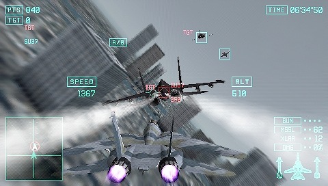 画像ギャラリー No.009のサムネイル画像 / 東京の上空が戦場になる！ “エースコンバット”シリーズ最新作 PSP用「エースコンバットX2 ジョイントアサルト」は2010年夏に発売