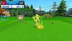画像ギャラリー No.003のサムネイル画像 / 簡単操作で楽しめる人気ゴルフゲーム「レッツ！ゴルフ」がPSPに登場