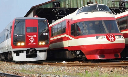 画像ギャラリー No.022のサムネイル画像 / 「MHP 3rd」仕様の長野電鉄車両が運行開始。“ハンター宿泊プラン”のお土産が公開など，信州渋温泉とのコラボイベントの追加情報も明らかに