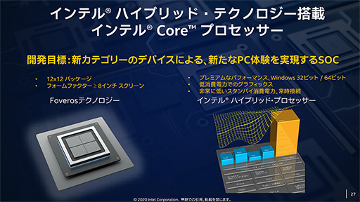 画像ギャラリー No.007のサムネイル画像 / Intel，最新のサーバー向けCPU「Cooper Lake」や将来の2-in-1 PC向けSoC「Lakefield」をイベントで紹介