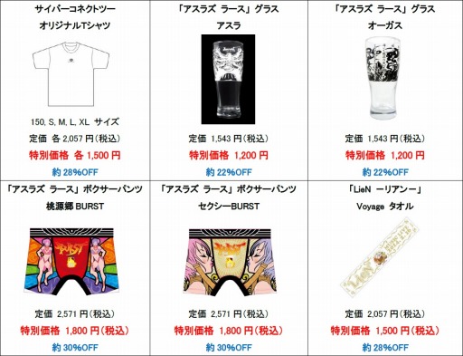画像ギャラリー No.002のサムネイル画像 / 「サイバーコネクトツー」のグッズがAmazonにて最大30％オフのセール中