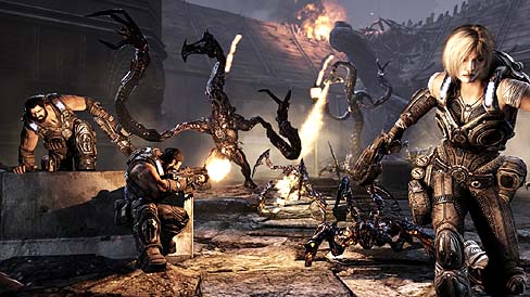 画像ギャラリー No.003のサムネイル画像 / 「Gears of War 3」の予約販売本数が100万本を達成。Xbox 360専用ゲームとしては最速の記録